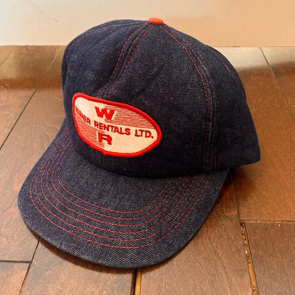 Vintage trucker hat 90s denim - Picture 1 of 5
